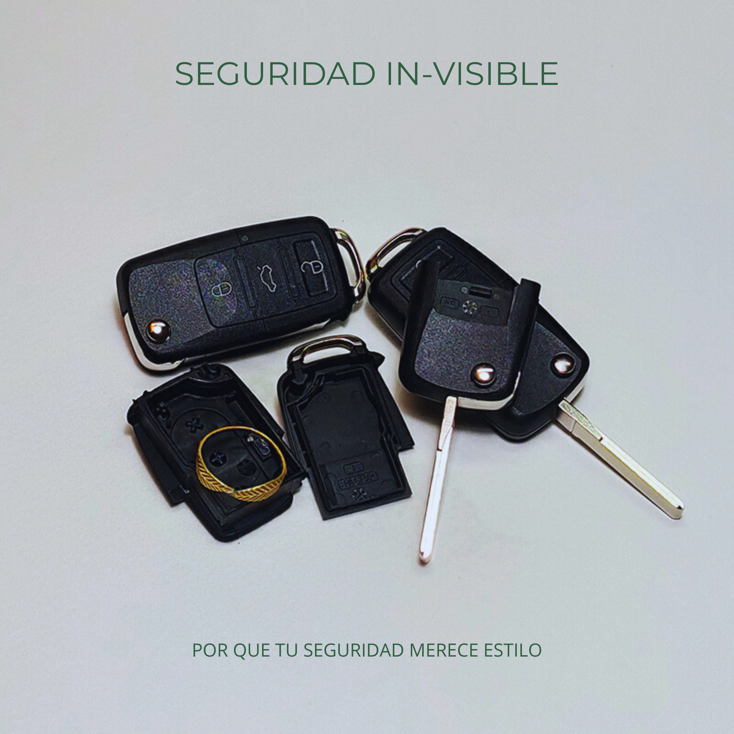 🚗 Llave de coche con compartimento secreto