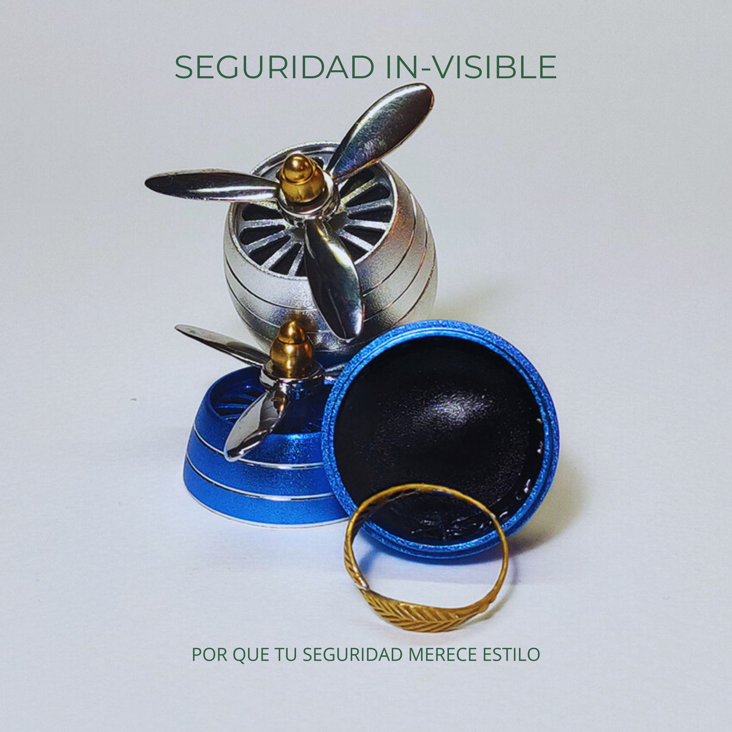 🌬️ Ventilador TurboCamuflaje — Almacenaje secreto con giro automático